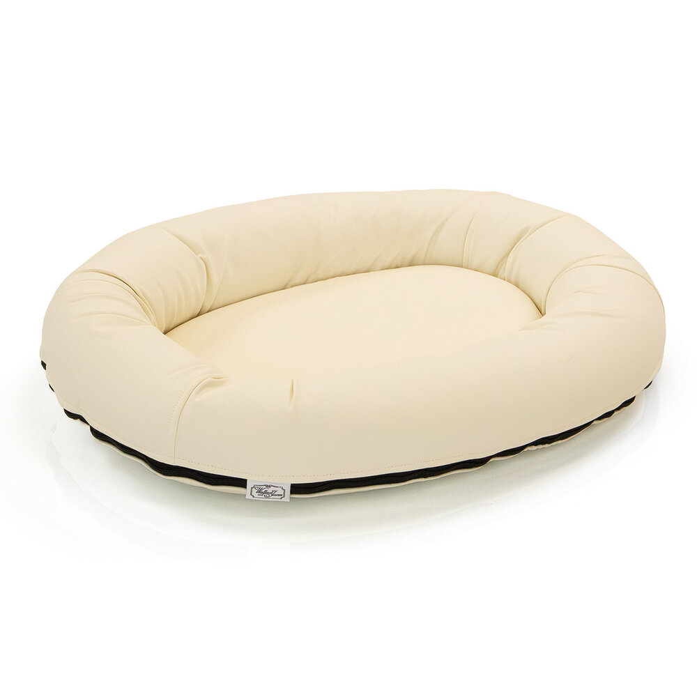 Wallace & Jones Eco Leather Hondenmand Bolton beige