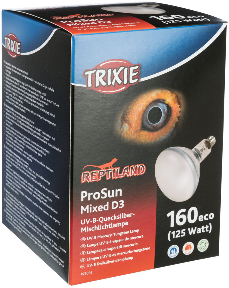 Trixie Kwikdamplamp ProSun Mixed D3 -UVB Kwikdamplamp Trixie Kwikdamplamp ProSun Mixed D3 -UVB Kwikdamplamp