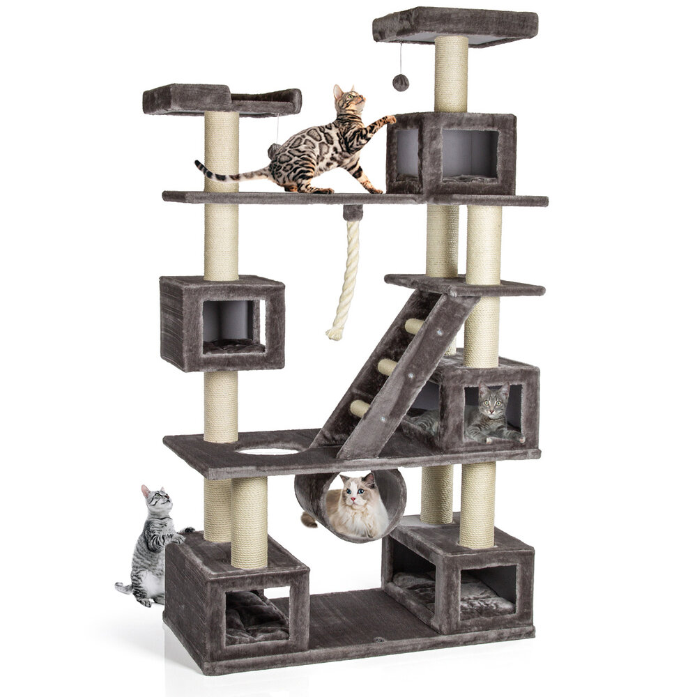 CanadianCat Company Krabmeubel Logan XXL Donkergrijs CanadianCat Company Krabmeubel Logan XXL Donkergrijs