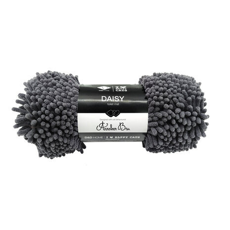 D&D Kattenbakmat Daisy zwart D&D Kattenbakmat Daisy zwart