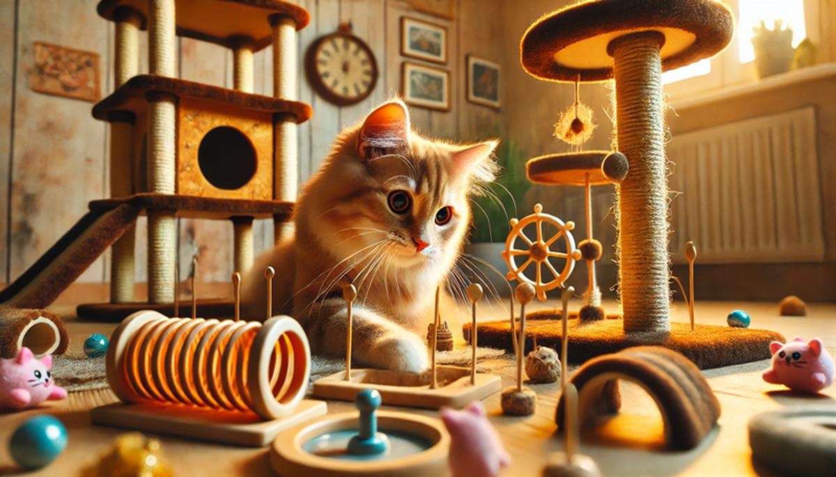 Waarom speelt mijn kat niet met zijn speeltjes?