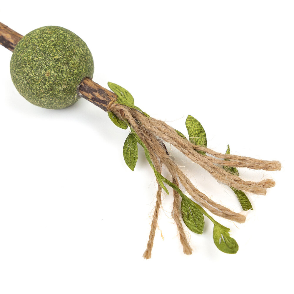 CanadianCat Company Kattenspeeltje Jute Koord met Catnip Bal CanadianCat Company Kattenspeeltje Jute Koord met Catnip Bal