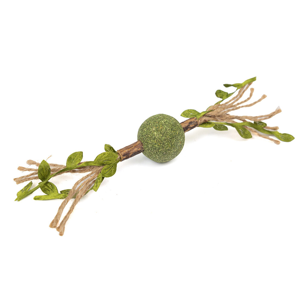 CanadianCat Company Kattenspeeltje Jute Koord met Catnip Bal CanadianCat Company Kattenspeeltje Jute Koord met Catnip Bal