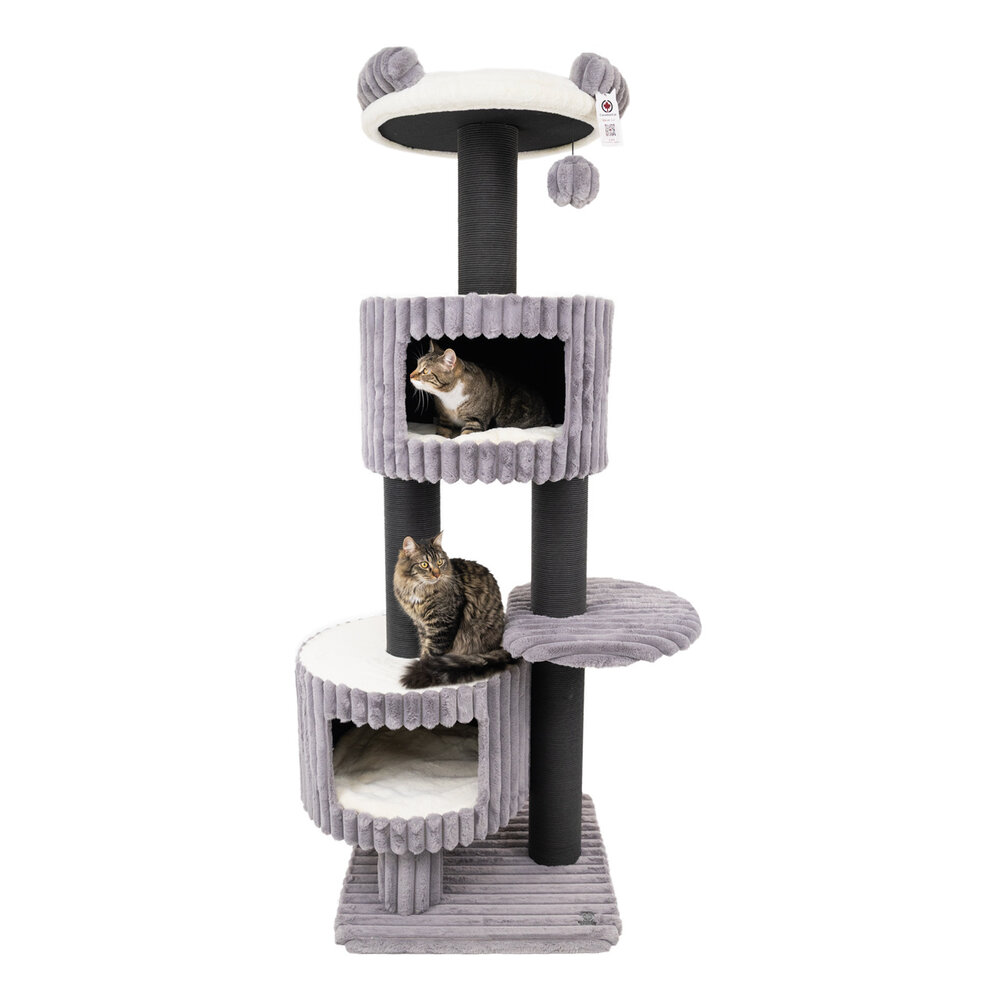 CanadianCat Company Design Krabpaal Edmond grijs CanadianCat Company Design Krabpaal Edmond grijs