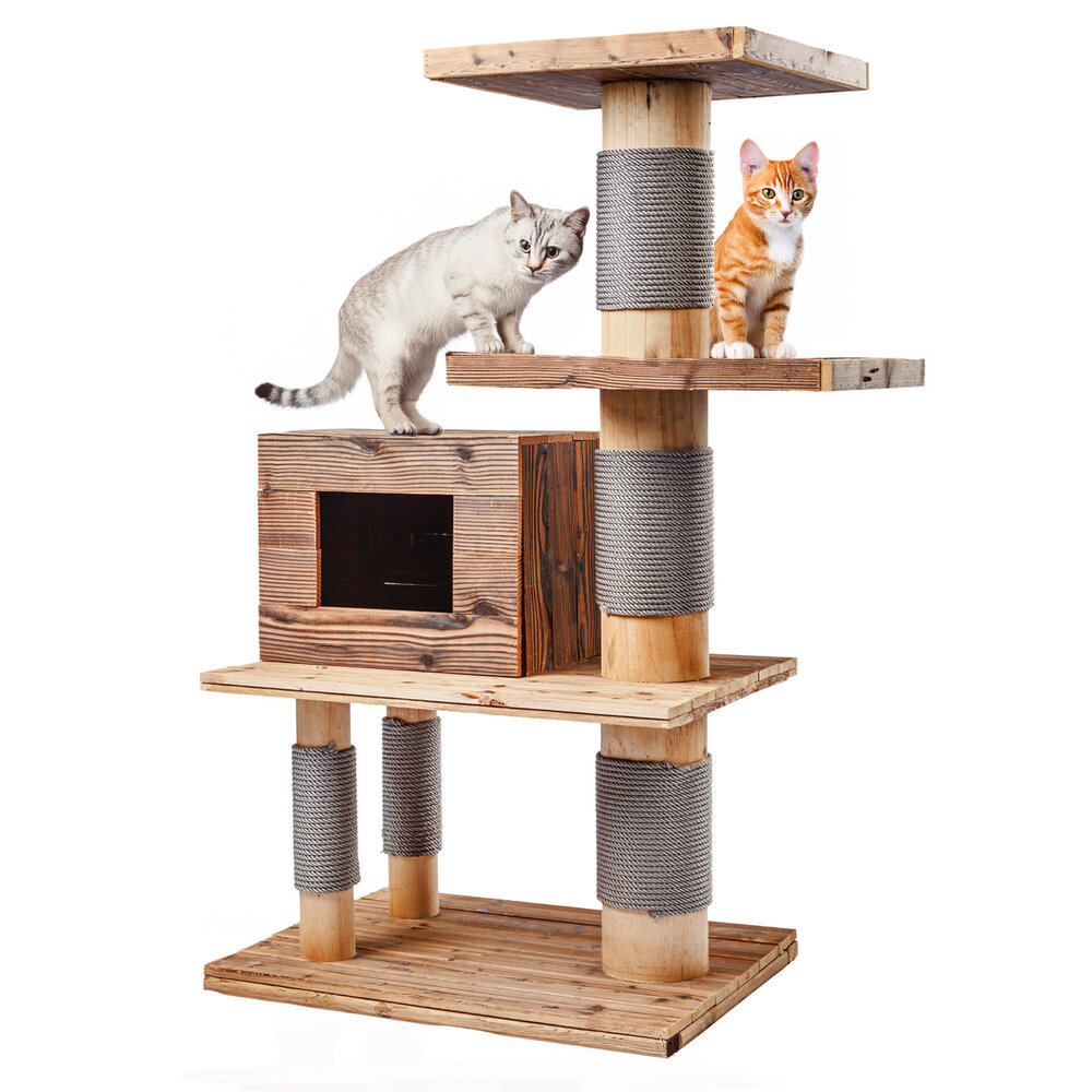 CanadianCat Company Houten Krabpaal Outdoor CanadianCat Company Houten Krabpaal Outdoor