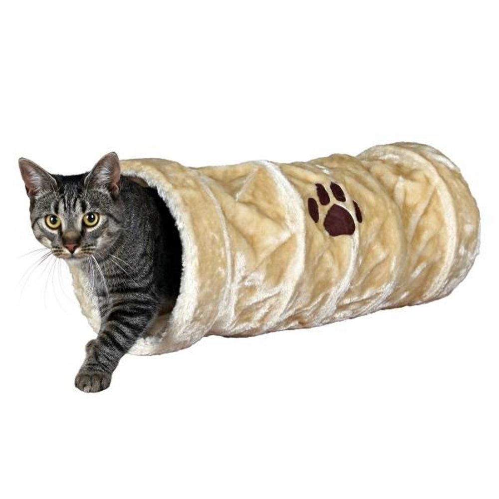 Trixie Speeltunnel Pluche beige