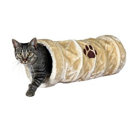 Trixie Speeltunnel Pluche beige