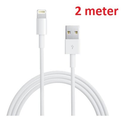 iPhone 5 / 5S / iPad mini Lightning USB kabel (2 meter)