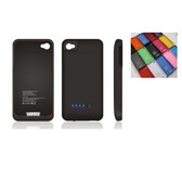 iPhone 4 / 4S externe batterij / accu hoes - 1900 mAh