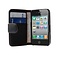 iPhone 4 / 4S lederen flip hoes - met bankpas vakjes