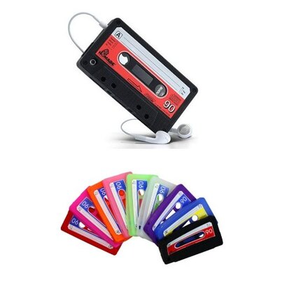 iPhone 4 / 4S siliconen hoesje - Casette tape