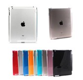 iPad 2 / 3 / 4 plastic hoes achterkant - doorzichtig