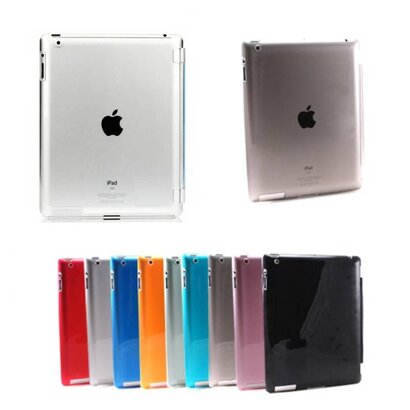 iPad 2 / 3 / 4 plastic hoes achterkant - doorzichtig