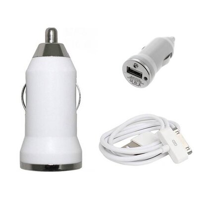iPhone autolader - met USB kabel