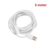 iPod / iPhone 3 meter usb kabel (3m)
