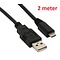 Usb naar micro usb kabel 2.0 - 2 meter