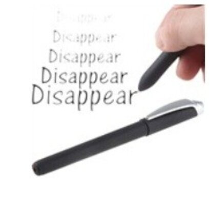 Pen met inkt die verdwijnt