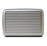 Aluminium visitekaartjes / creditcard / bankpassen houder - Zilver