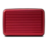 Aluminium visitekaartjes / creditcard / bankpassen houder - Rood