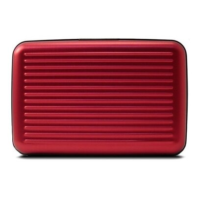 Aluminium visitekaartjes / creditcard / bankpassen houder - Rood
