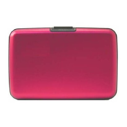 Aluminium visitekaartjes / creditcard / bankpassen houder - Roze