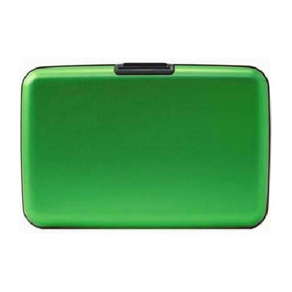 Aluminium visitekaartjes / creditcard / bankpassen houder - Groen