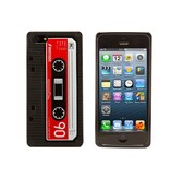 iPhone 5 / 5S siliconen hoesje - Casette tape
