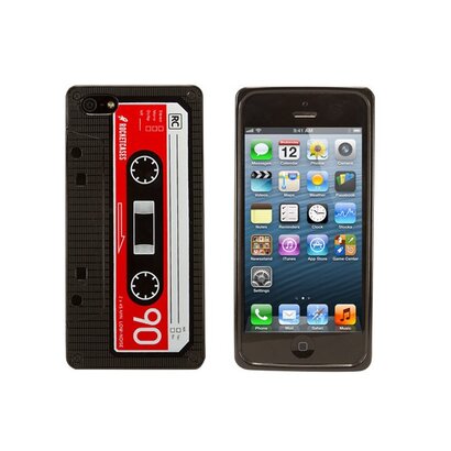 iPhone 5 / 5S siliconen hoesje - Casette tape