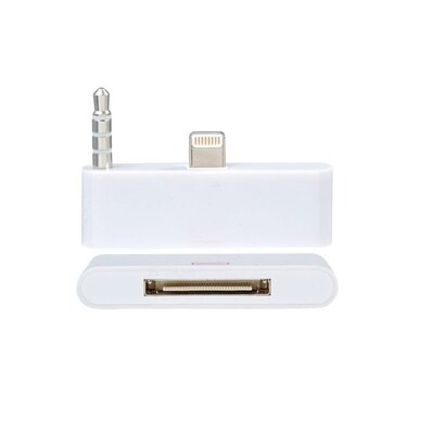 iPhone 5 / iPod Touch 5th - 8 pin naar 30 pin connector (incl. audio)