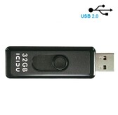 32GB Slider Flash drive (USB Stick) - ICIDU