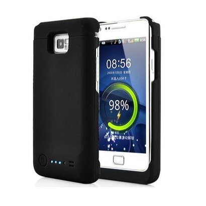 Samsung Galaxy S2 / i9100 externe batterij / accu hoesje - 2200 mAh