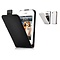 iPhone 4 / 4S lederen flip hoes - met magneetje