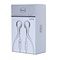 Universele HOCO DX800 HiFi oordopjes met microfoon en volume regelaar WIT