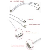 iPhone / Samsung / Micro USB kabel in