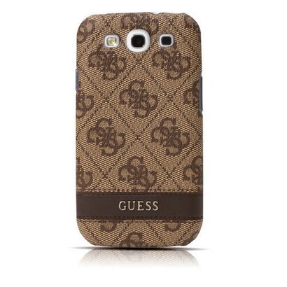 Samsung Galaxy S3 / i9300 hoes bruin achterkant - Guess