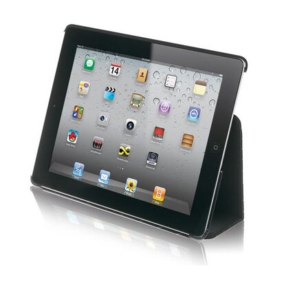 iPad 2 / 3 / 4 hoes met anti slip laag Zwart - Gear4