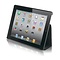 iPad 2 / 3 / 4 hoes met anti slip laag Zwart - Gear4