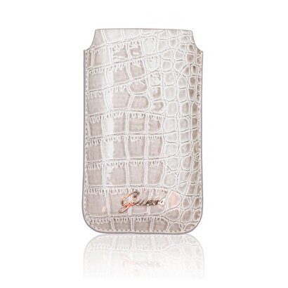 Universele maat M Pouch krokodillen leer - Guess