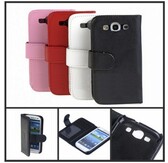 Samsung Galaxy S2 / i9100 lederen flip hoes - met bankpas vakjes