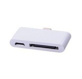 iPhone 5 / 5S / iPad mini (2) - 8 pin naar 30 pin connector + Micro USB