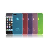 iPhone 5 / 5S ultra dun plastic hoesje - mat doorzichtig
