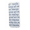 iPhone 5 / 5S plastic hoesje - My phone