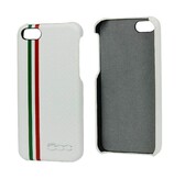 iPhone 5 / 5S Originele Fiat 500 hoes met Carbon - Wit