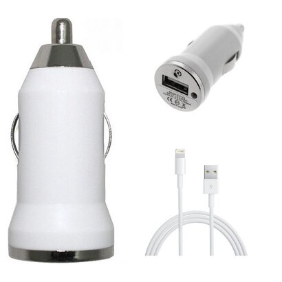 iPhone 5* autolader - Met USB kabel