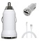 iPhone 5* autolader - Met USB kabel