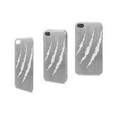 iPhone 4 / 4S Metalen cover achterkant Monster - Muvit