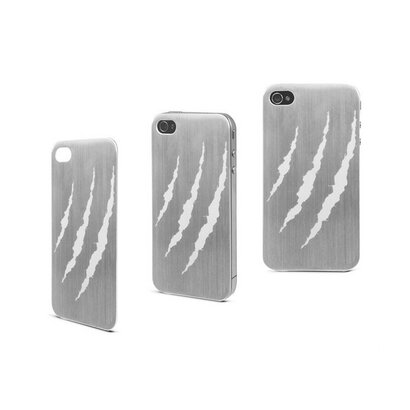iPhone 4 / 4S Metalen cover achterkant Monster - Muvit