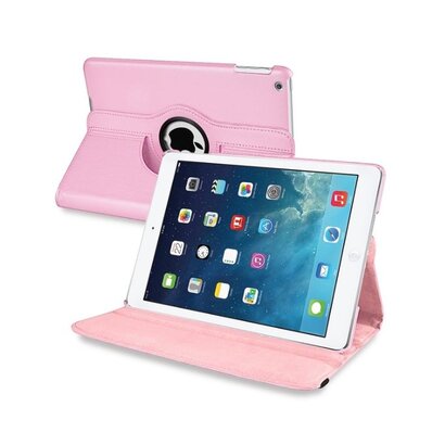 iPad Air (iPad 5) lederen 360 hoes - Licht roze