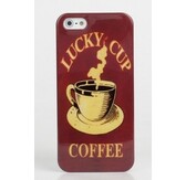 iPhone 5 / 5S hoesje - Lucky cup / koffie