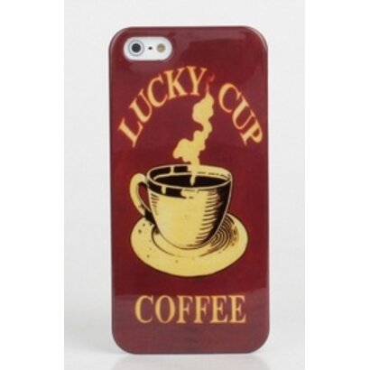 iPhone 5 / 5S hoesje - Lucky cup / koffie